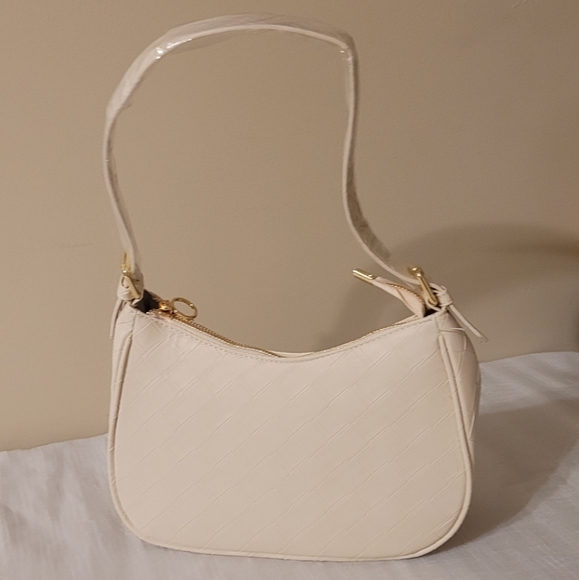 ❗️3 For $12❗️White Faux Leather Shoulder Bag - Picture 2 of 6